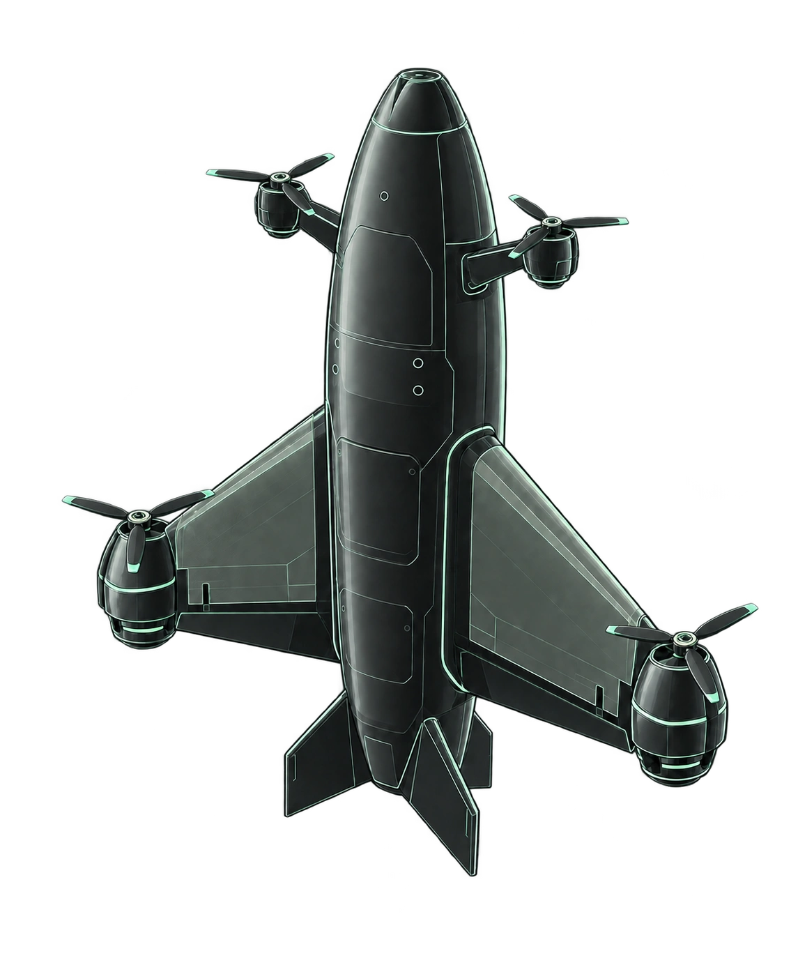 Concept illustration of an integrated air-domain sensing architecture.