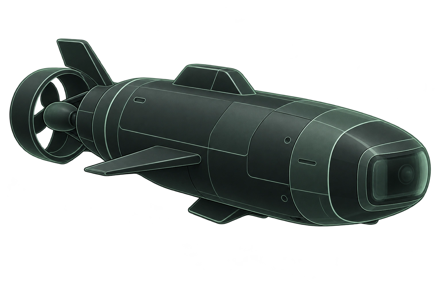 Concept illustration of an autonomous subsea monitoring platform.